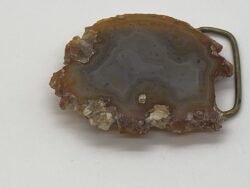 Agate belt buckle -008